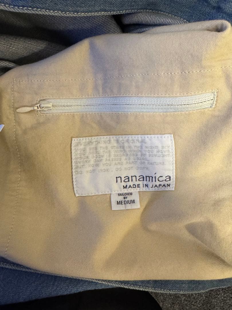 【美品】【nanamica】Short Denim Jacket Mサイズ