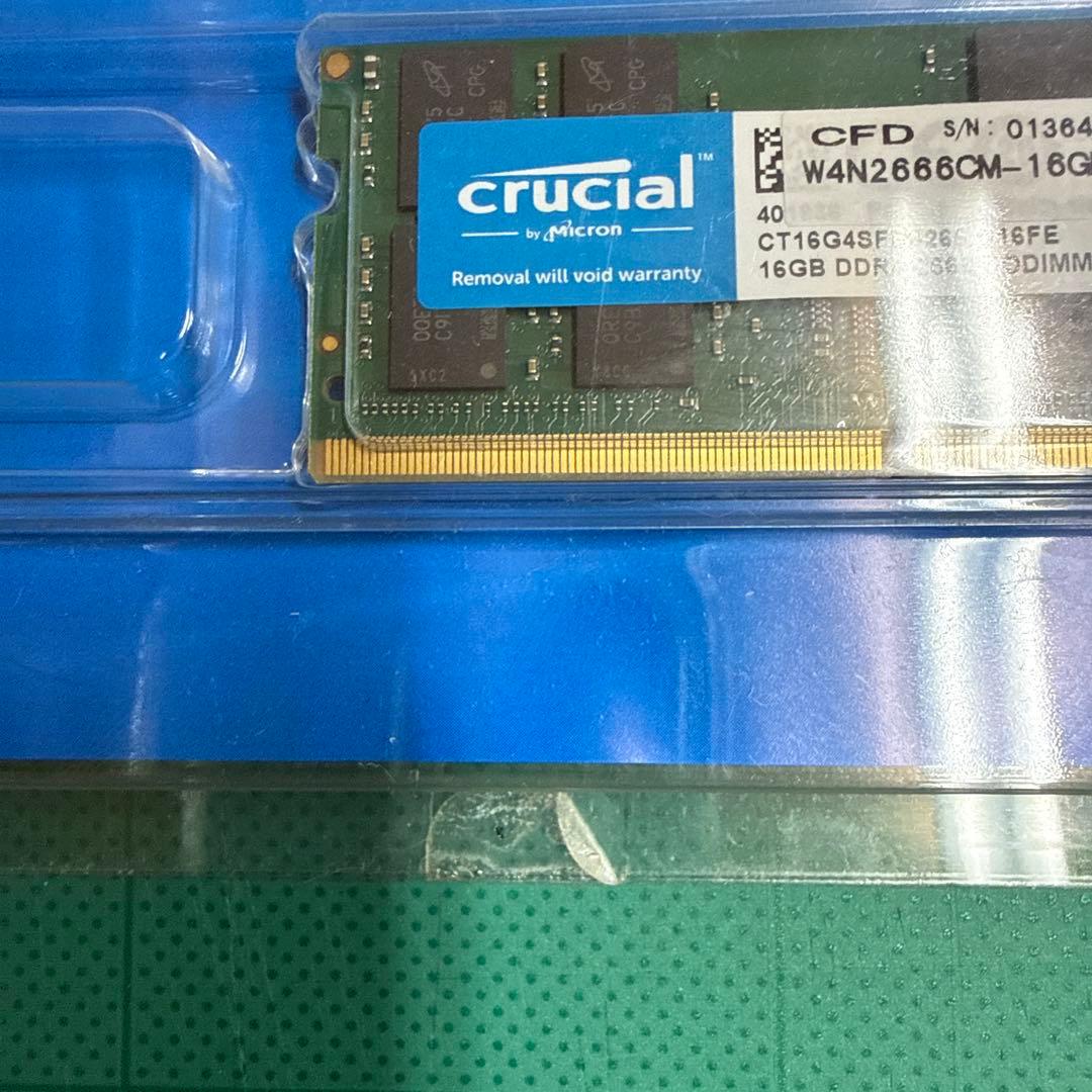 カ*丸様 Crucial DDR4 16GB メモリー 2666MHz 2枚セッ