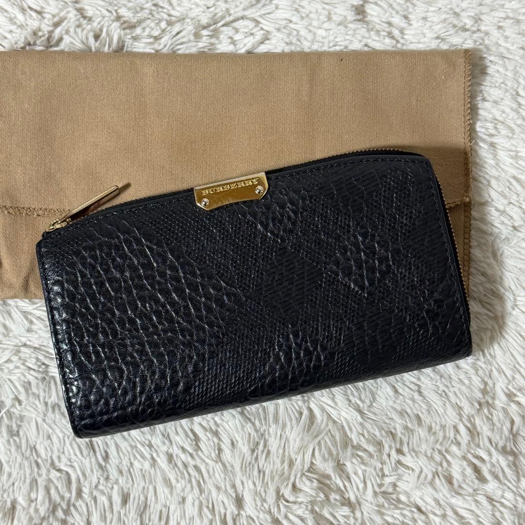 ⭐️極美品⭐️　バーバリー　Alvington　長財布　ロングウォレット　レザー