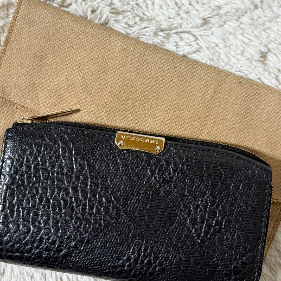 ⭐️極美品⭐️　バーバリー　Alvington　長財布　ロングウォレット　レザー