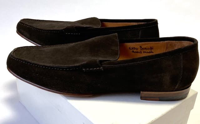 THE ROW × Enzo Bonafe スエードローファー スリッポン