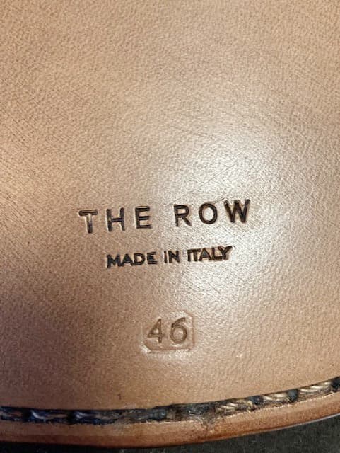 THE ROW × Enzo Bonafe スエードローファー スリッポン