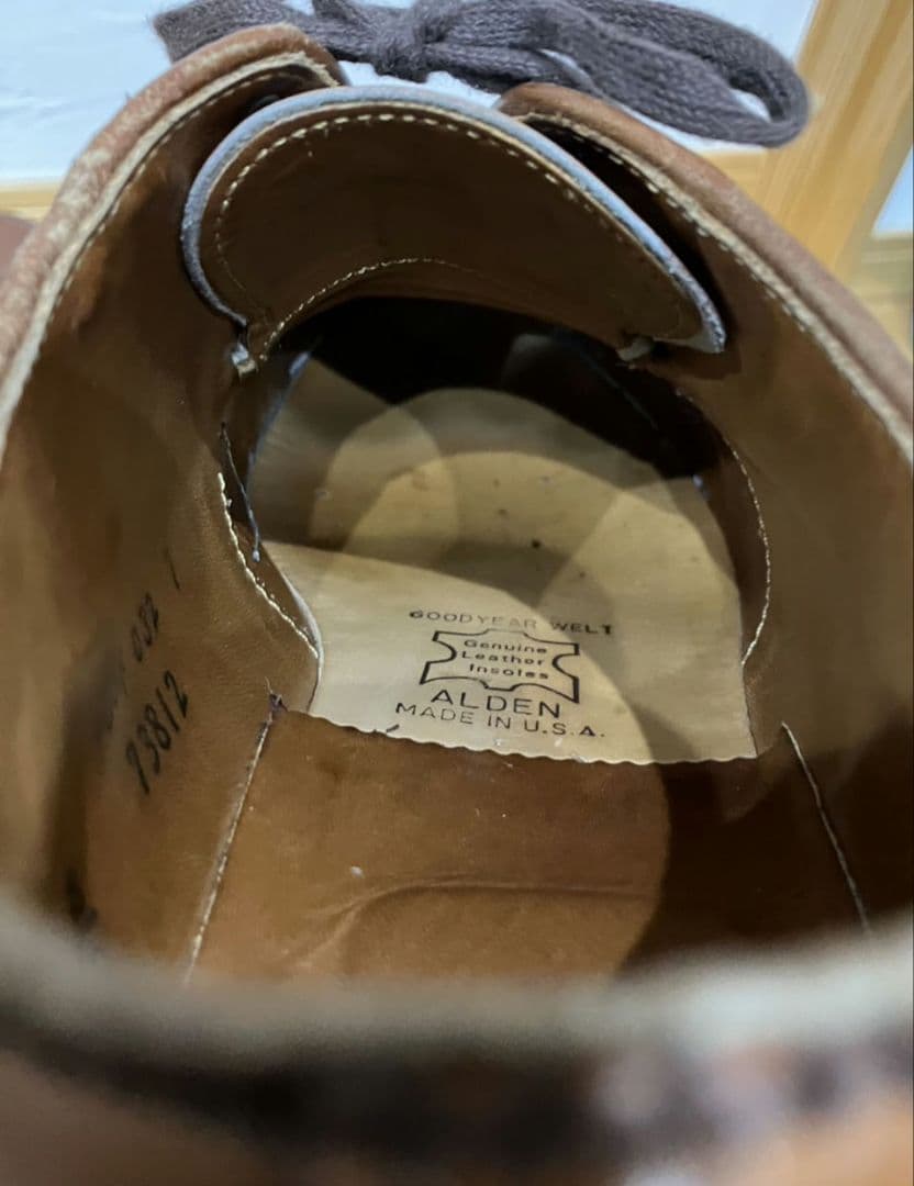 オールデン 73812 レンジャーモック カーフ 9D