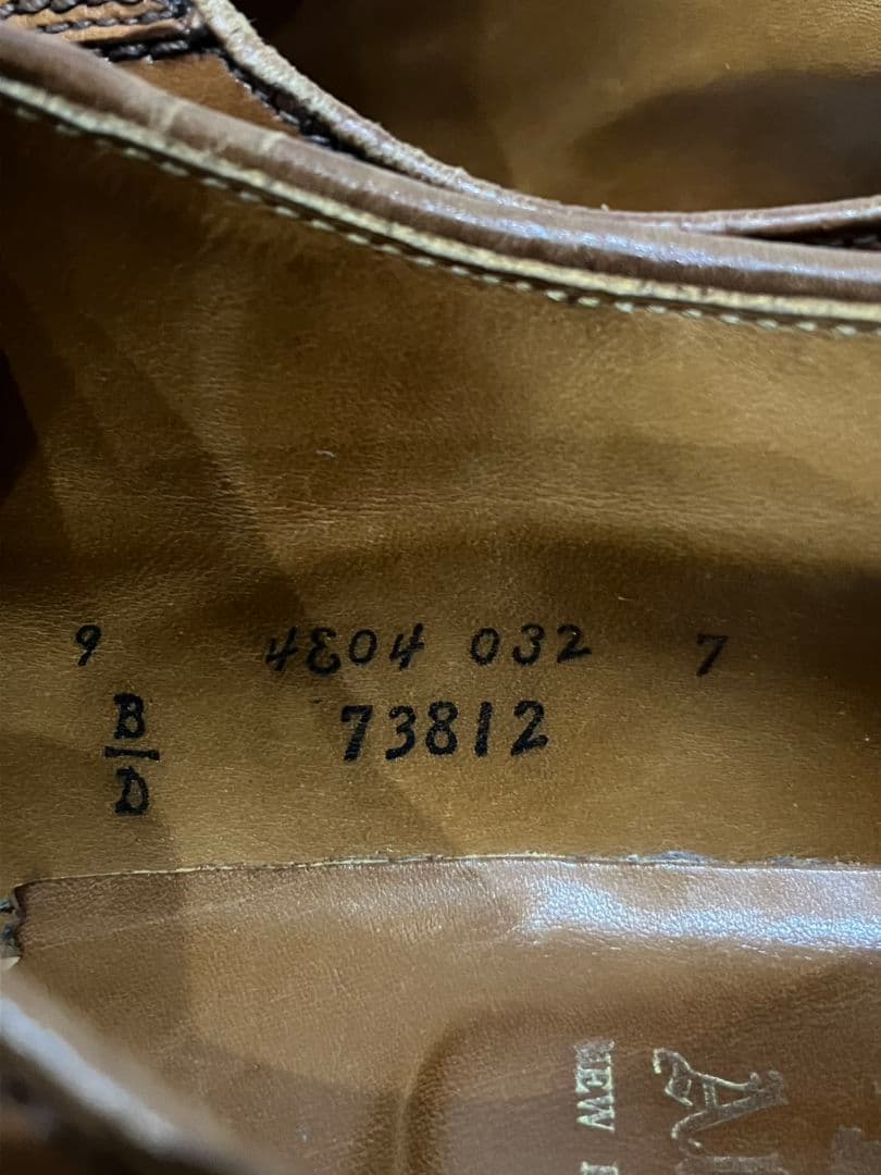 オールデン 73812 レンジャーモック カーフ 9D