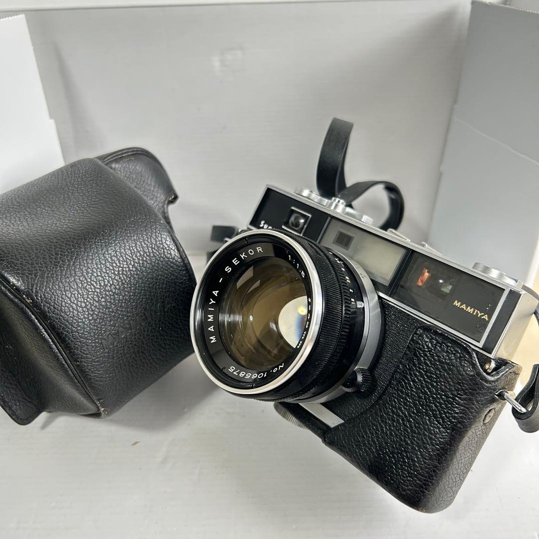 【希少】MAMIYA Super Deluxe フィルムカメラ ケース付き