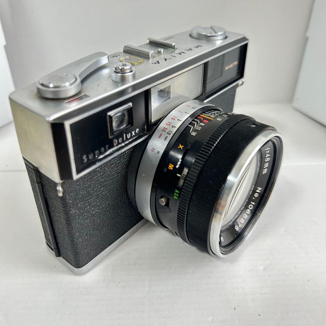 【希少】MAMIYA Super Deluxe フィルムカメラ ケース付き