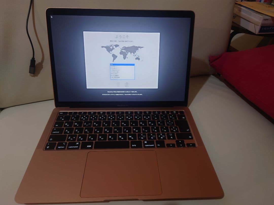 MacBookAirローズゴールド　13インチ　希少SSD 1TB