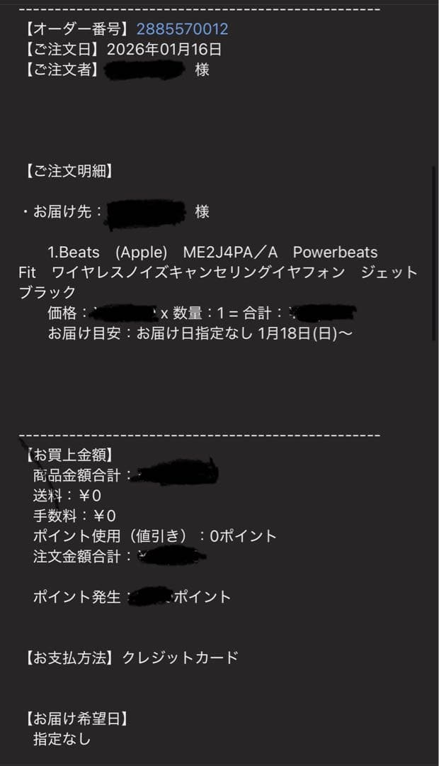 【期間限定 特別価格】Powerbeats fit 付属品完備