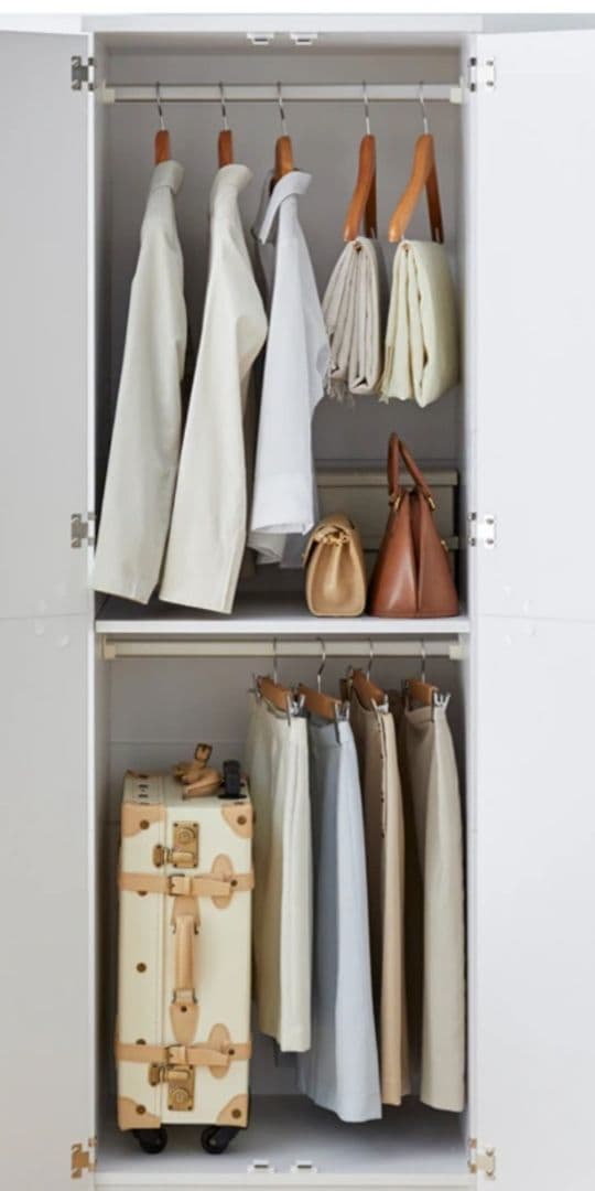 ニッセン ワードローブ ブレザータンス ホワイト