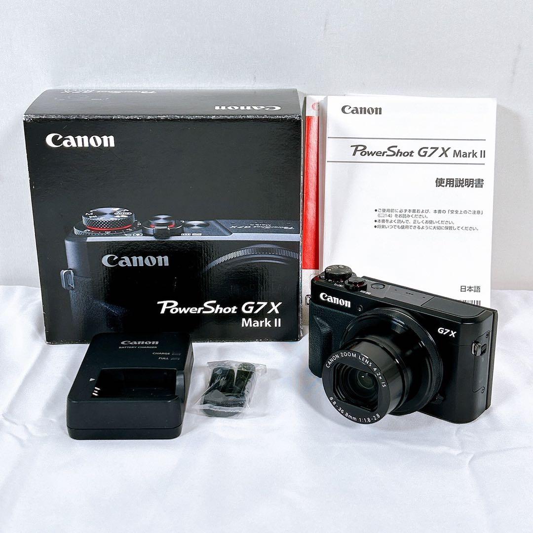 極美品】 Canon デジタルカメラ PowerShot G7 X MarkII