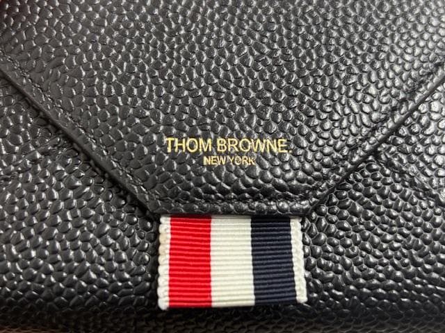 【美品】THOM BROWNE トムブラウン トリコロール名刺入れ カードケース