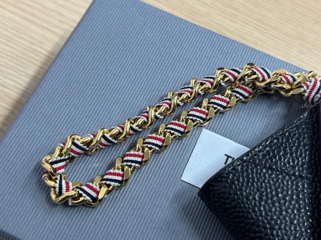 【美品】THOM BROWNE トムブラウン トリコロール名刺入れ カードケース