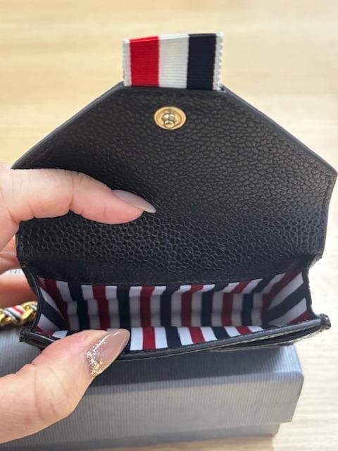 【美品】THOM BROWNE トムブラウン トリコロール名刺入れ カードケース
