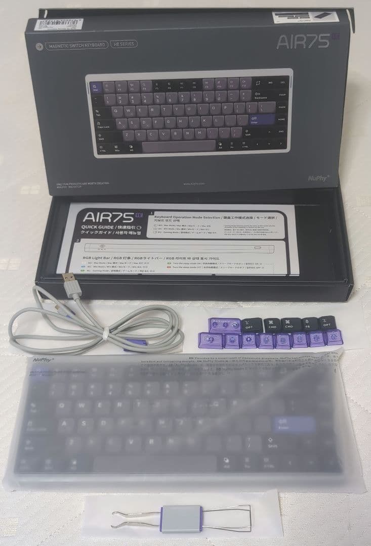 【NuPhy】Air75HE LowProfileMagneticJadePro