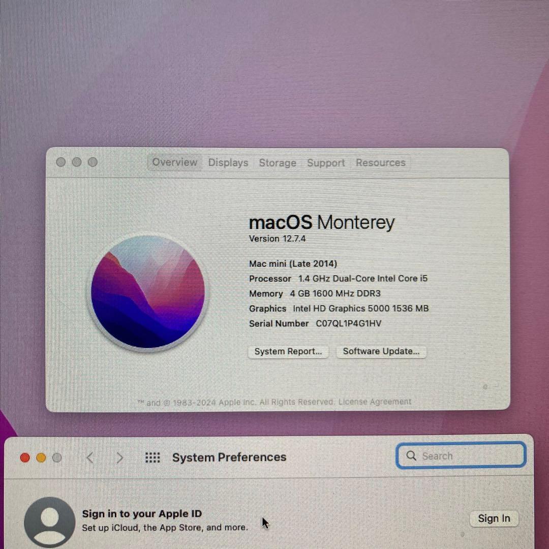 Macデスクトップ Apple Mac mini (Late 2014) 500GB SSD