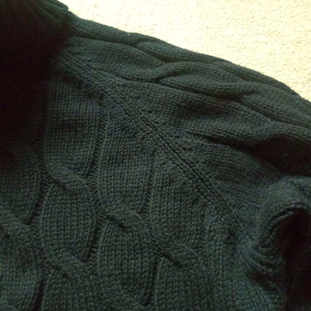 【GRAN SASSO】グランサッソ　 ケーブルタートルネック(良品)