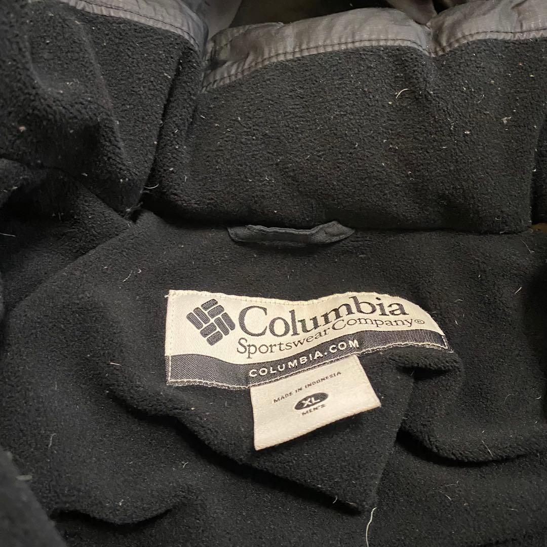 00s Columbia 短丈 down puffer jacket y2k 黒