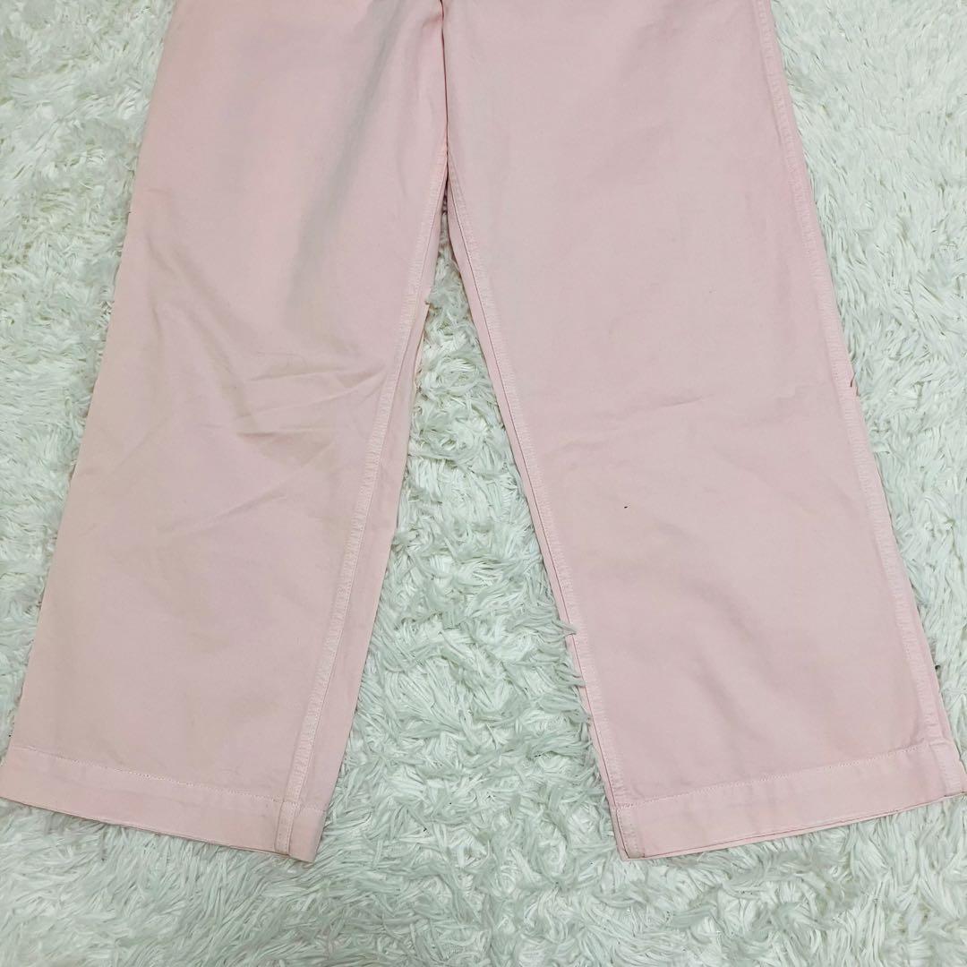 新品 スピックアンドスパン Higuchi×S チノワイドパンツ ピンク ３８