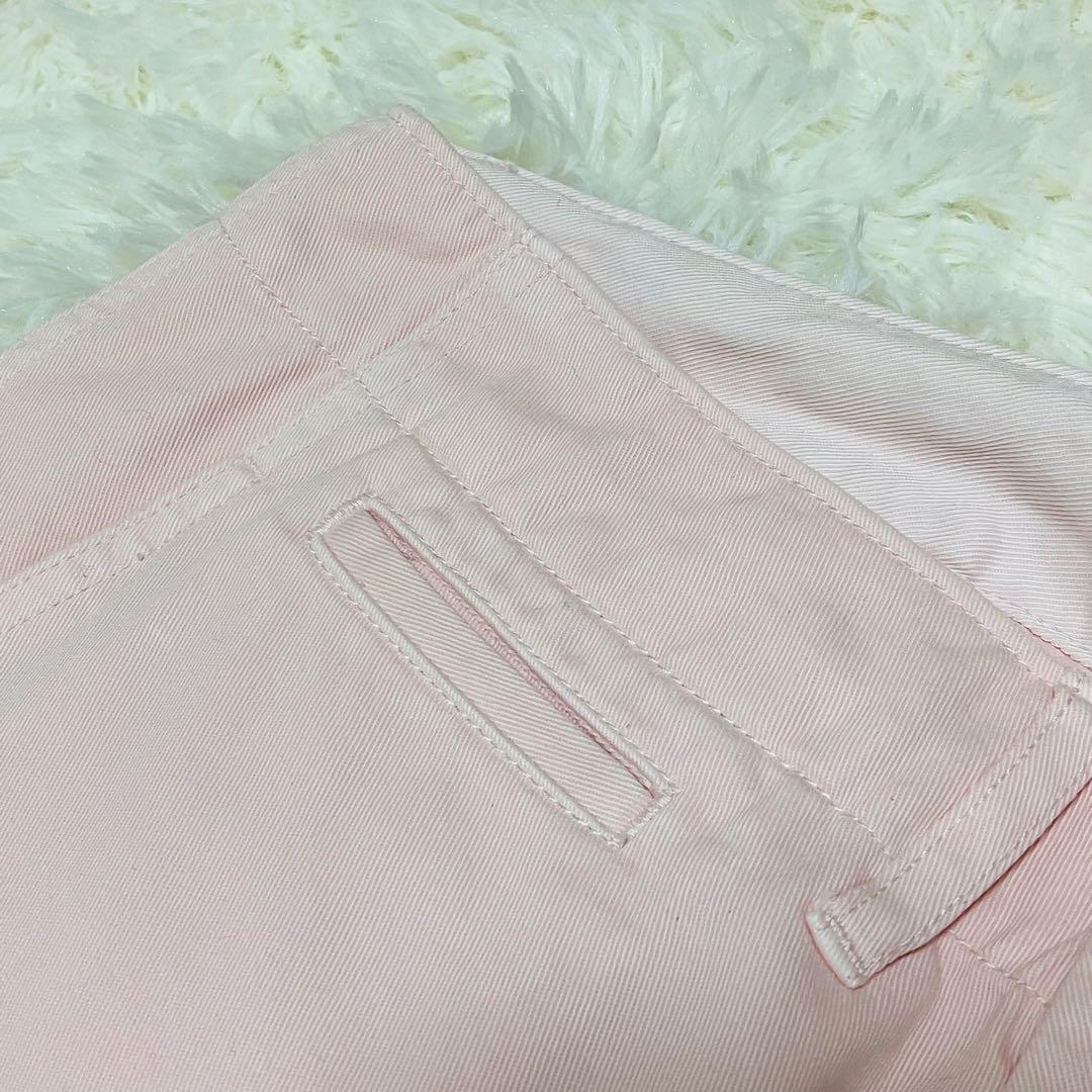 新品 スピックアンドスパン Higuchi×S チノワイドパンツ ピンク ３８