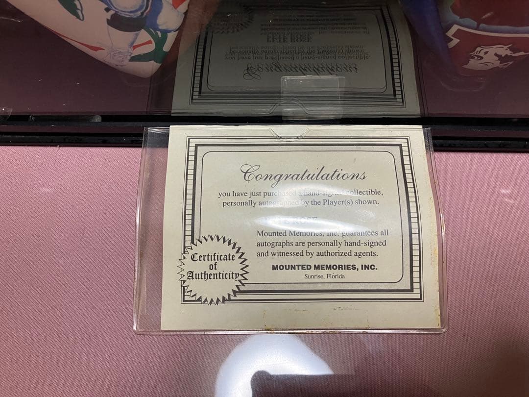 サイン入りフットボールセット 4個　認定証付　NFL アメフト