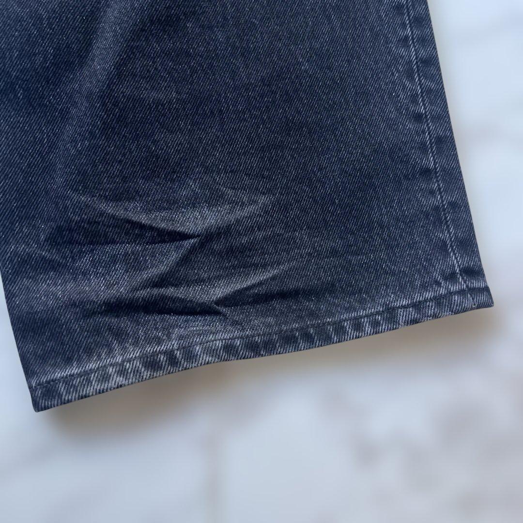 パンツ Supreme baggy Jean black 30