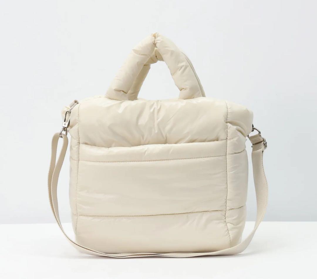 【韓国限定】ノースフェイス＊プランピー＊トートバッグ＊L ＊クリーム