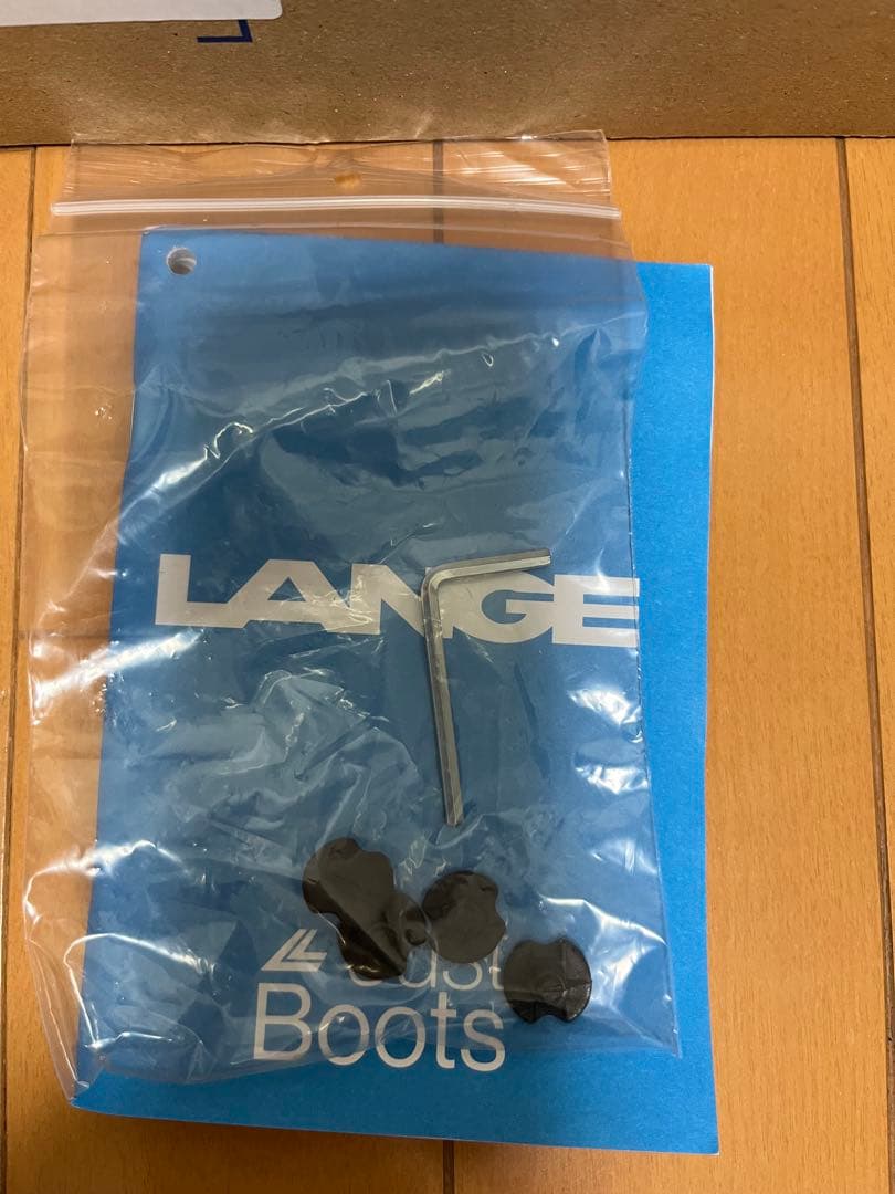 LANGE ラングスキーブーツ ネイビー/オレンジ