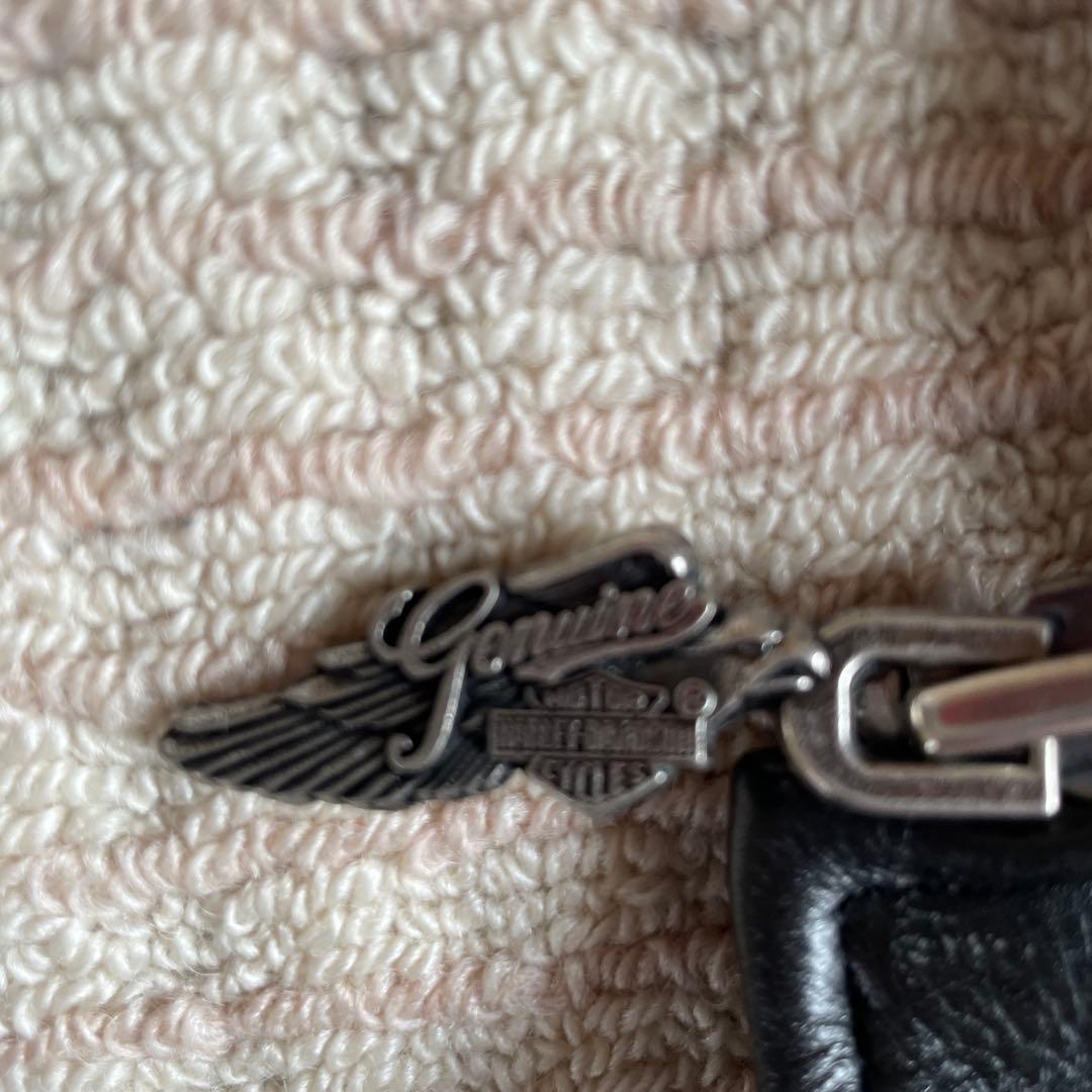 HARLEY-DAVIDSON ブラック シングルライダースジャケット M