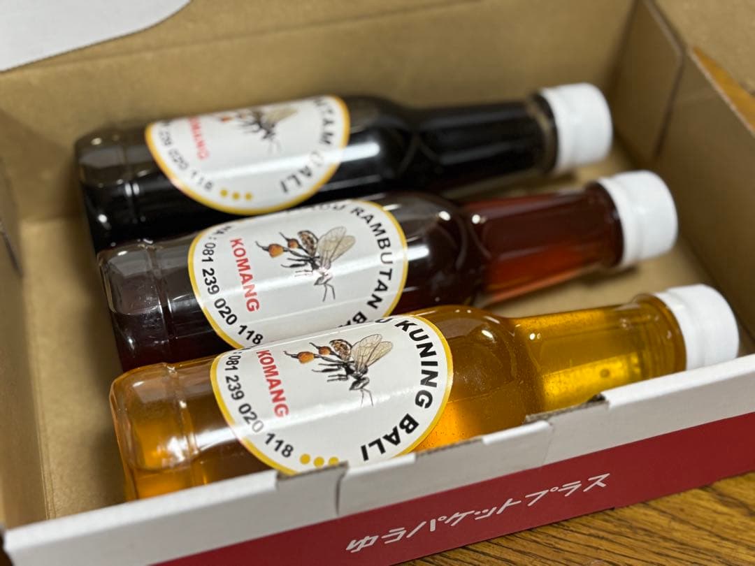 chamal様 野生種の蜂蜜(完全非加熱)3種類セット、モリンガシードオイル2本