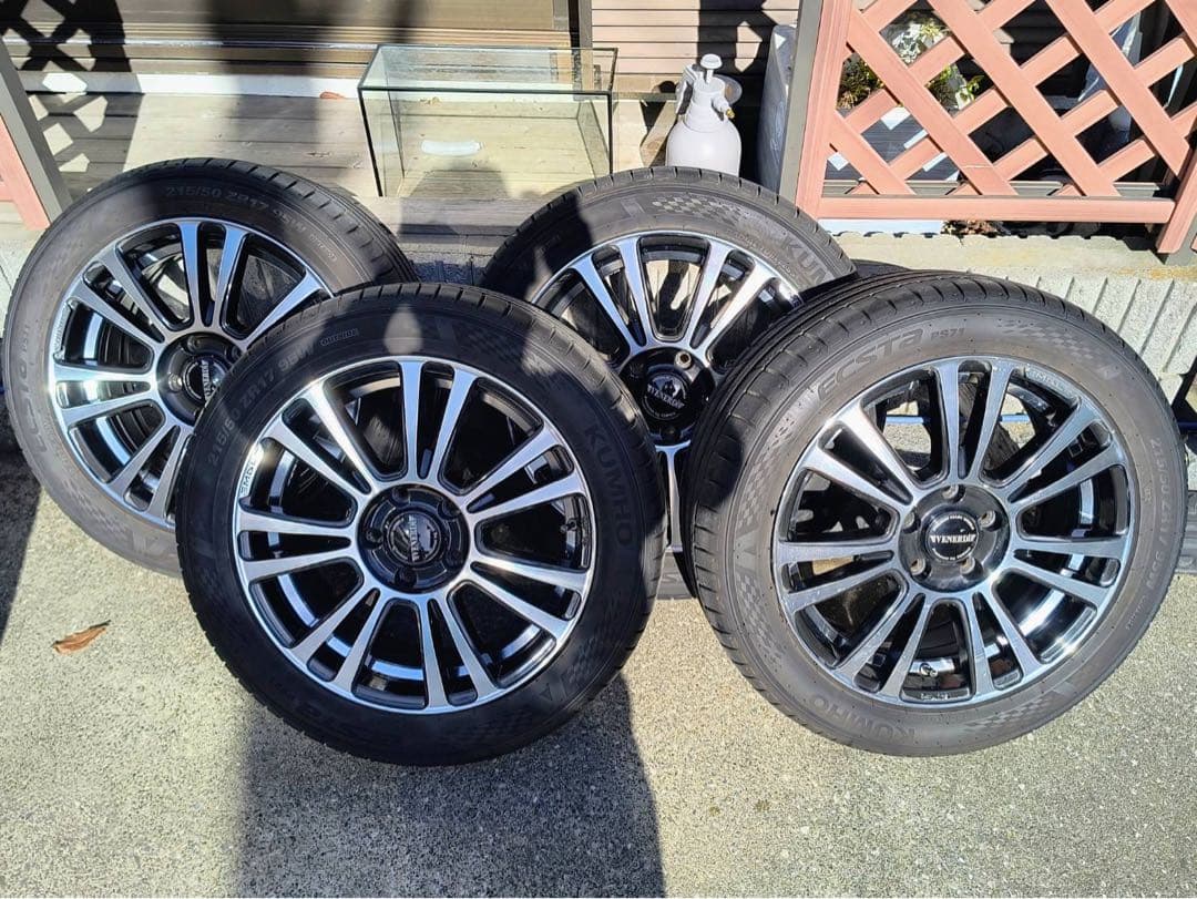 t*s様 サマータイヤとホイール 4本セット 17インチ