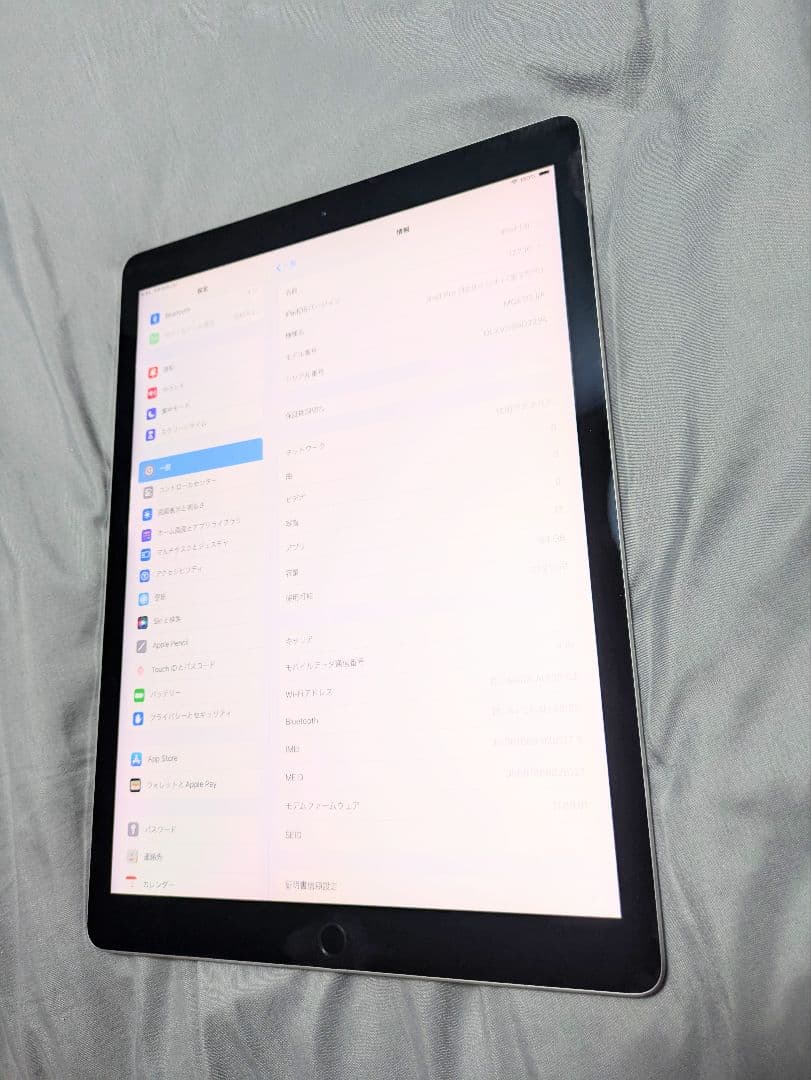 iPad Pro 12.9インチ 第2世代 64GB色ムラ変色なし。