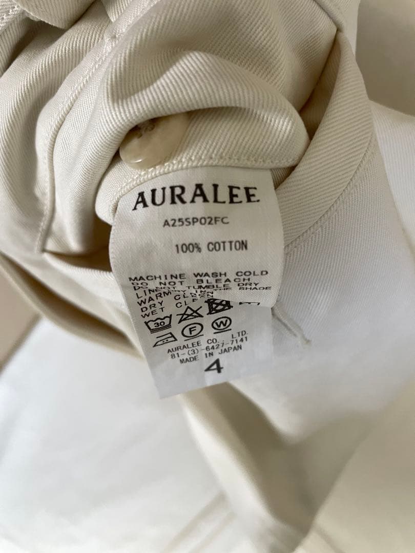 ＜AURALEE＞CHINO ONE―TUCK PANTS/パンツ