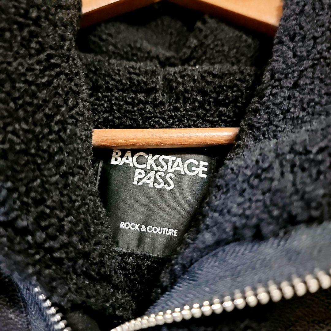 【BACKSTAGE PASS】新品MSG　ビッグシルエット フードボアコート