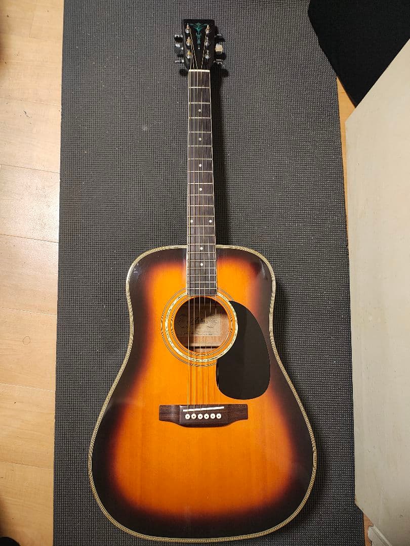 Aria単板トップ ADW-380BS/トーチインレイ