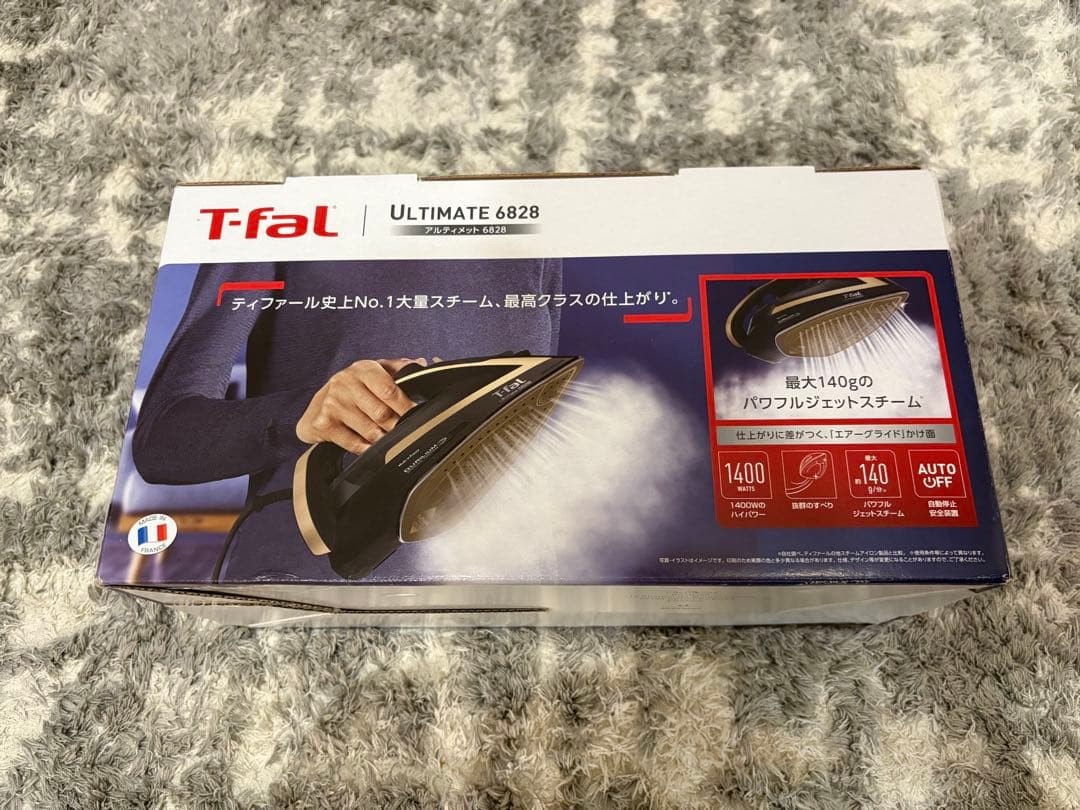 一度のみ使用　ティファール FV6828 スチームアイロン アルティメット
