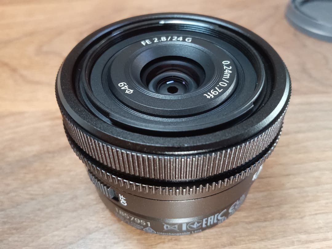 新品級 SONY FE 24mm F2.8 G【取説+元箱+安心返金保証付き】