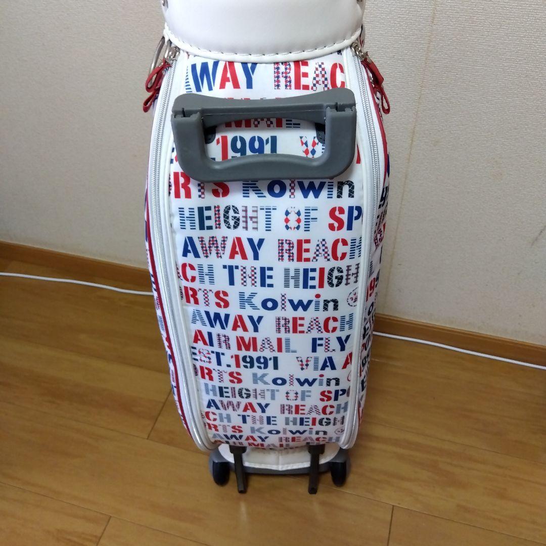 Kolwin 8.5インチ ゴルフバッグ キャスター付きキャディバック新品未使用