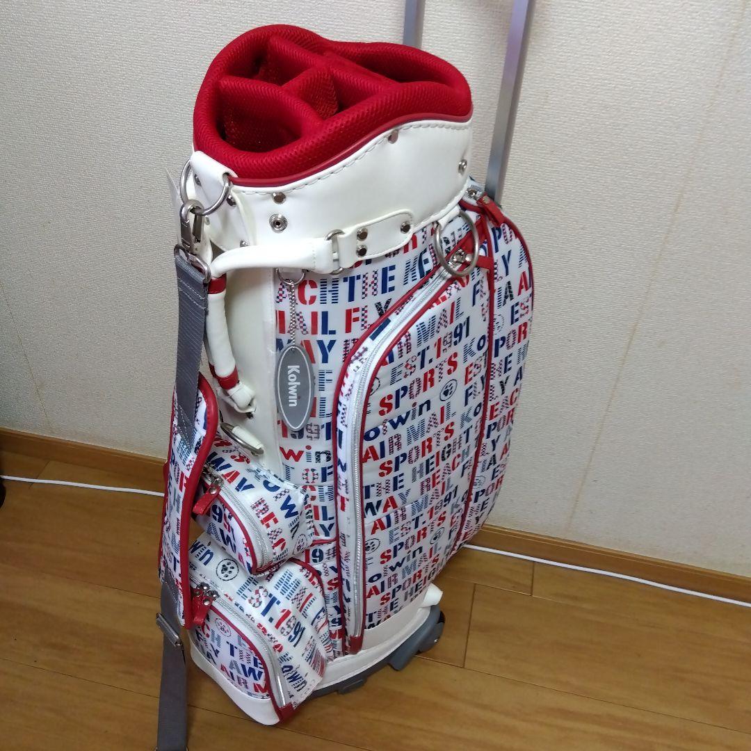 Kolwin 8.5インチ ゴルフバッグ キャスター付きキャディバック新品未使用