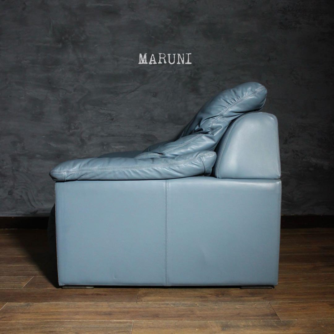 首都圏送無料〜30万マーニー　本革　一流クラシカルソファのある暮らし　ソファ