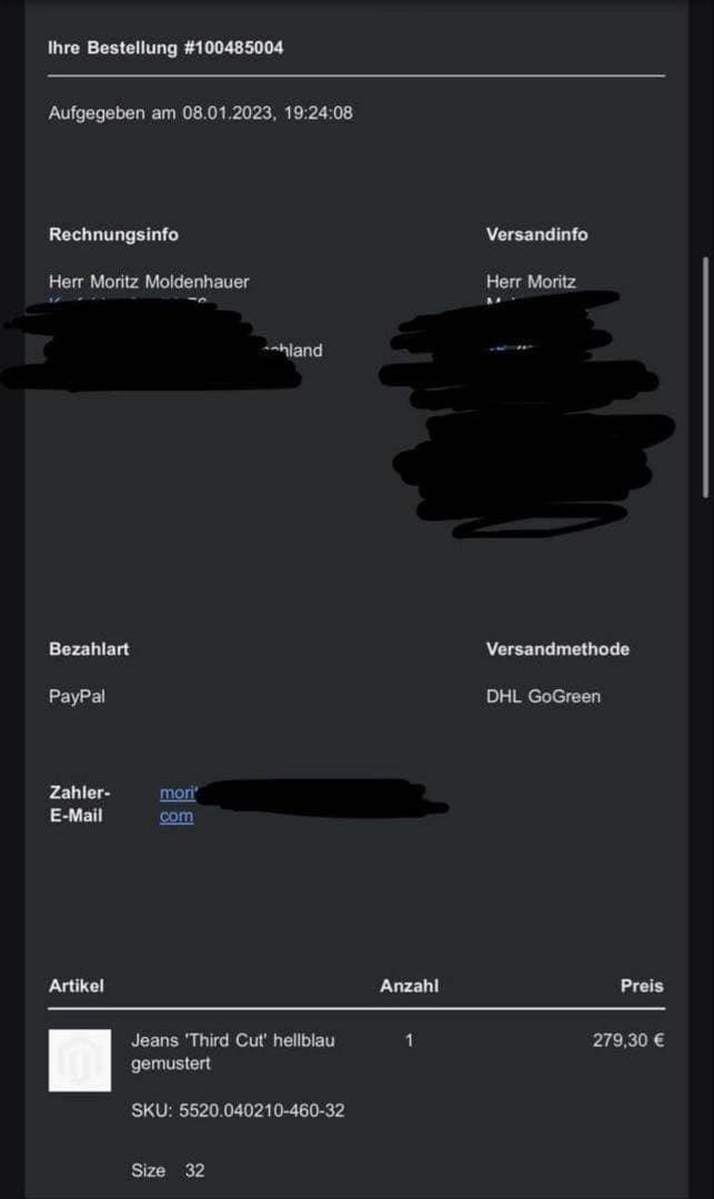 OUR LEGACY THIRD CUT digital print デニム32