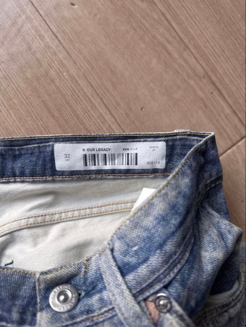 OUR LEGACY THIRD CUT digital print デニム32