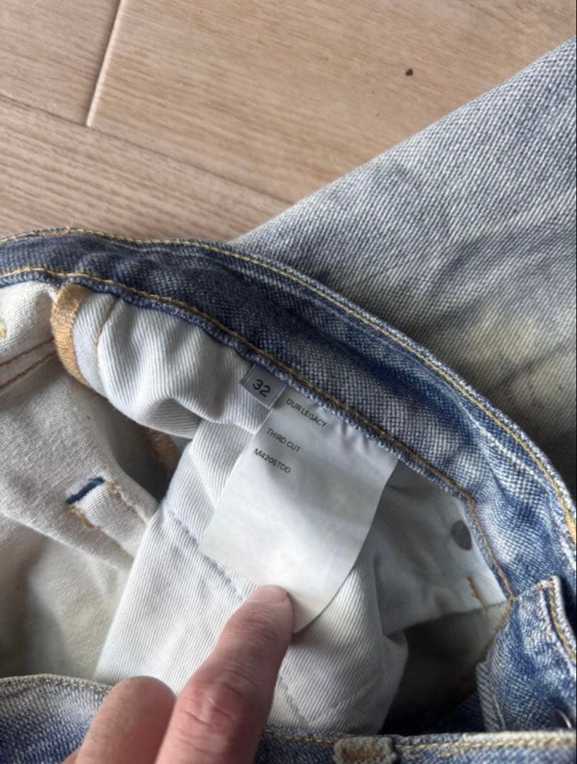 OUR LEGACY THIRD CUT digital print デニム32