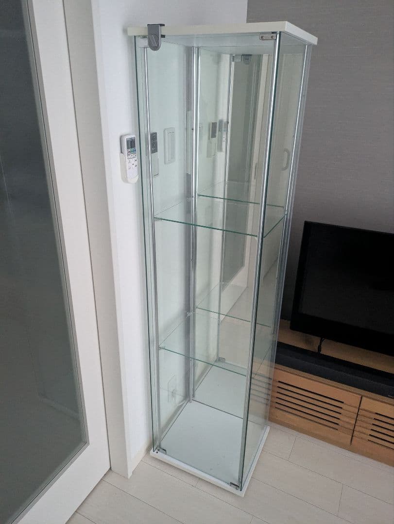 不二貿易 コレクションケース ガラスケース ガラスラック 3段