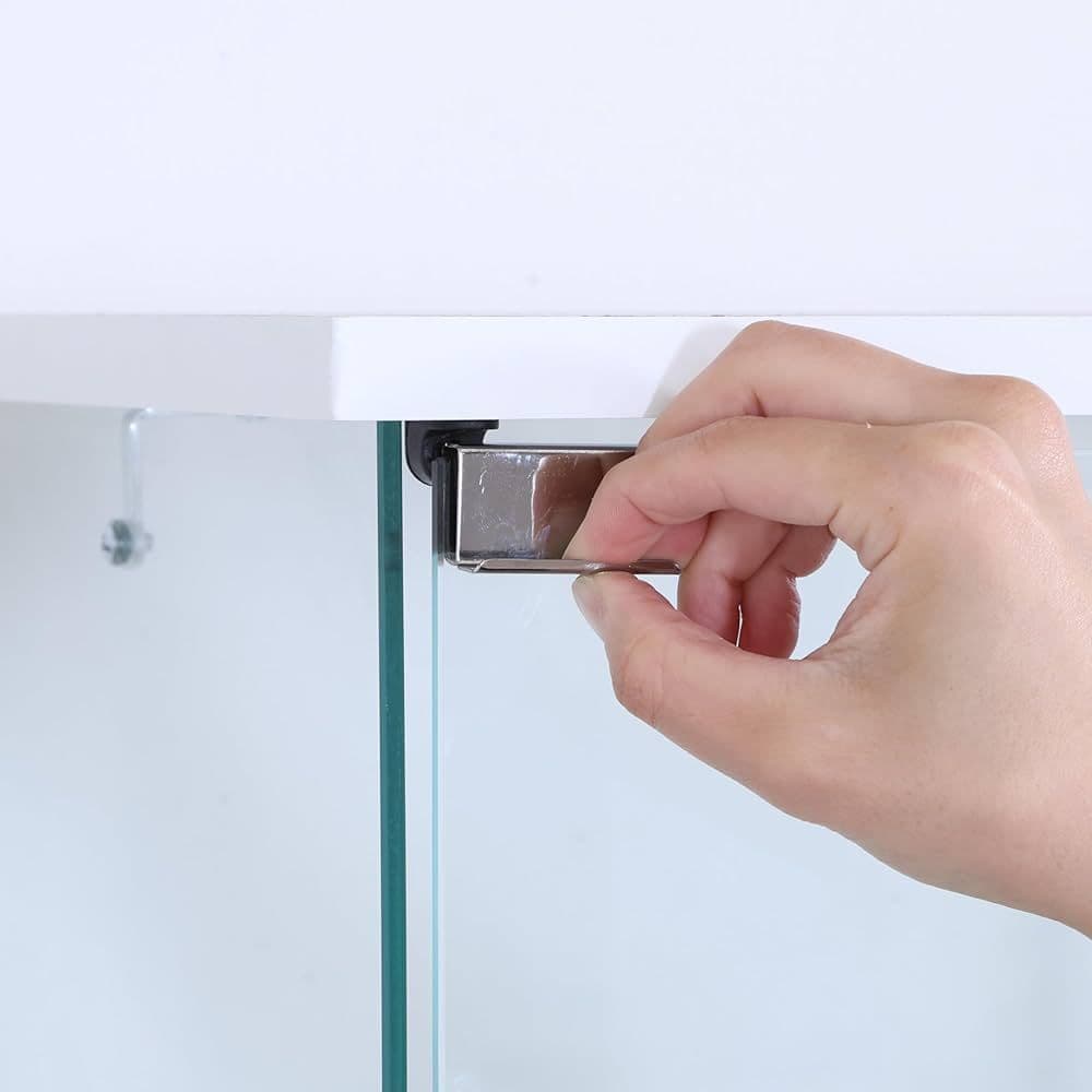 不二貿易 コレクションケース ガラスケース ガラスラック 3段