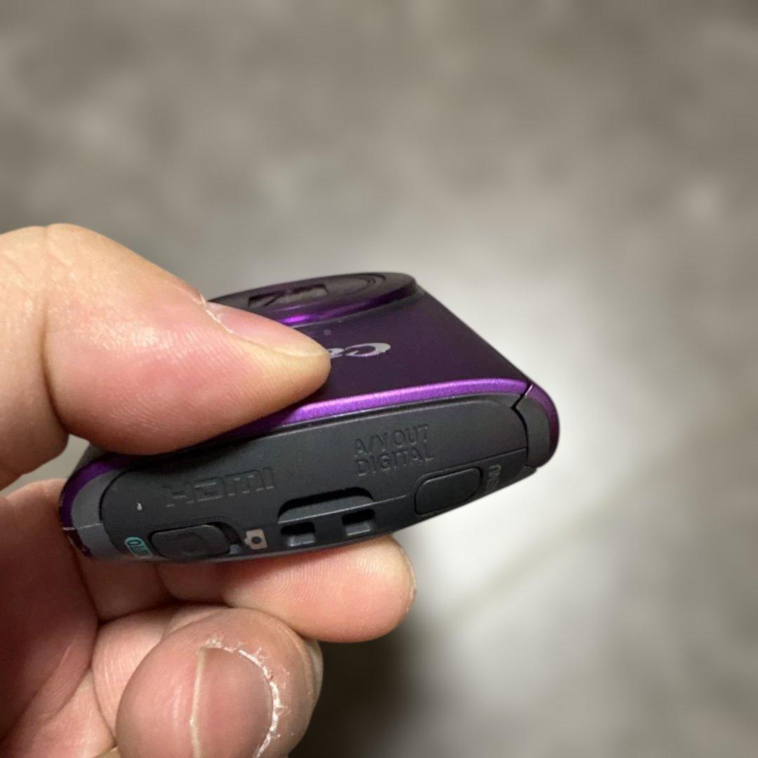 美品　人気色　Canon IXY 600F パープル