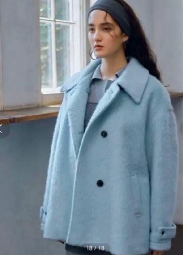 〈最終お値下げ〉LAGUNAMOON シャギーハーフコート