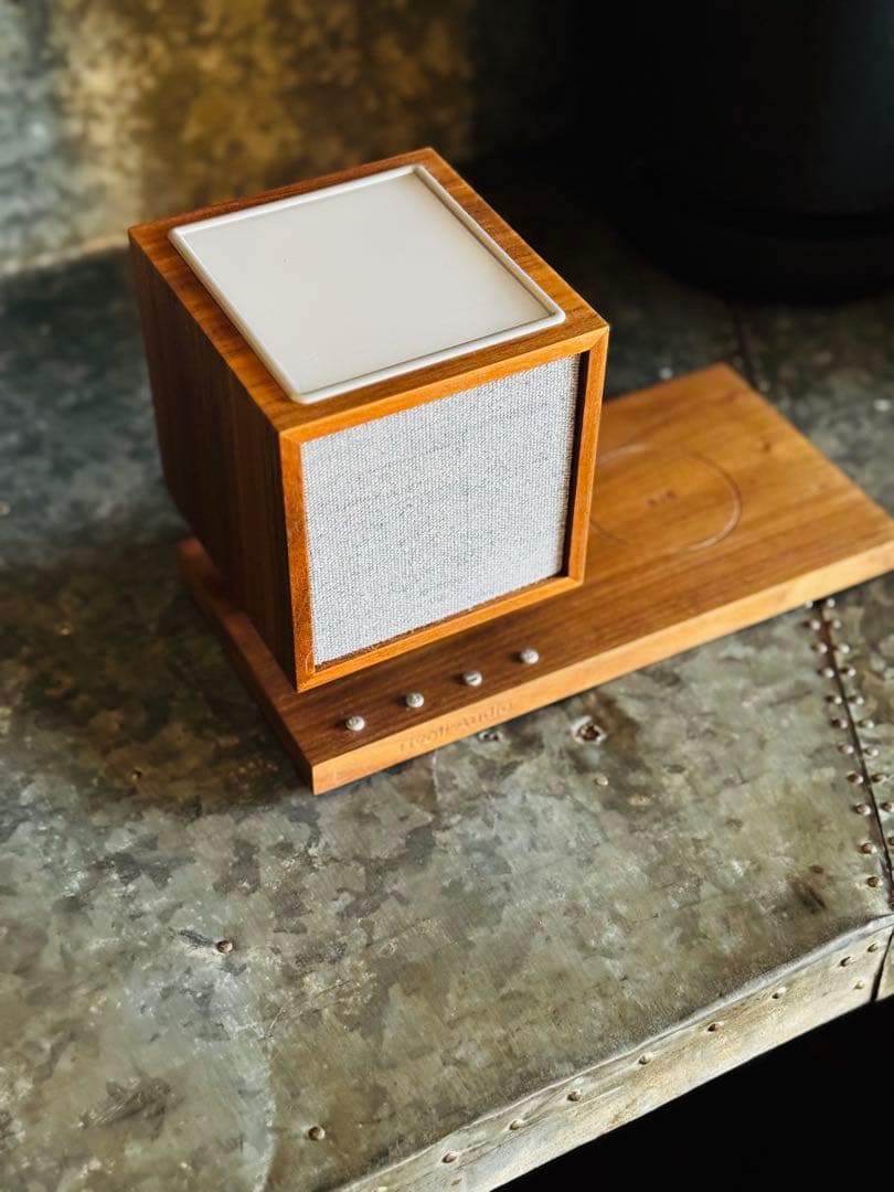 Tovoli Audio ワイヤレススピーカー 木製キューブ