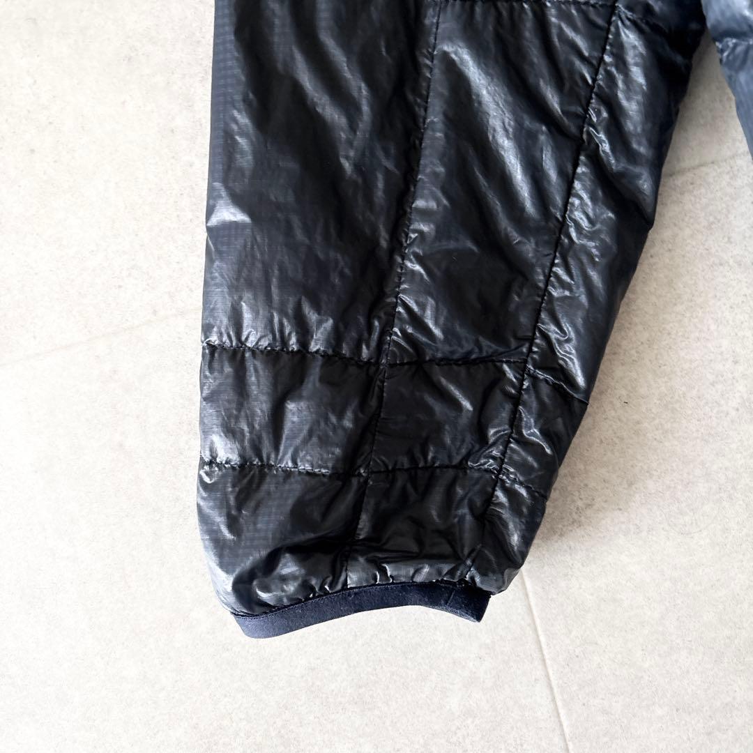 美品✨️ノースフェイス ライトヒートフーディー ダウン M ネイビー サミット