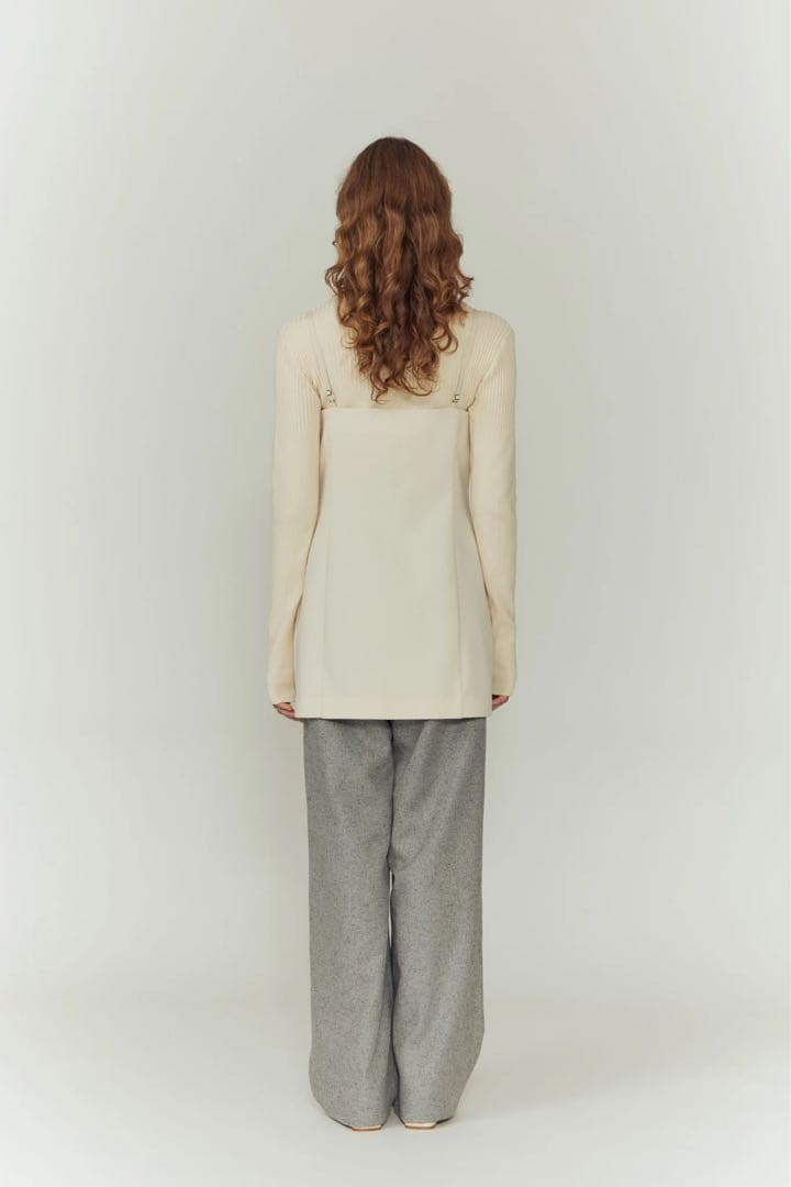 トップス Eaphi CLASSIC WAVE WOOL BUSTIER