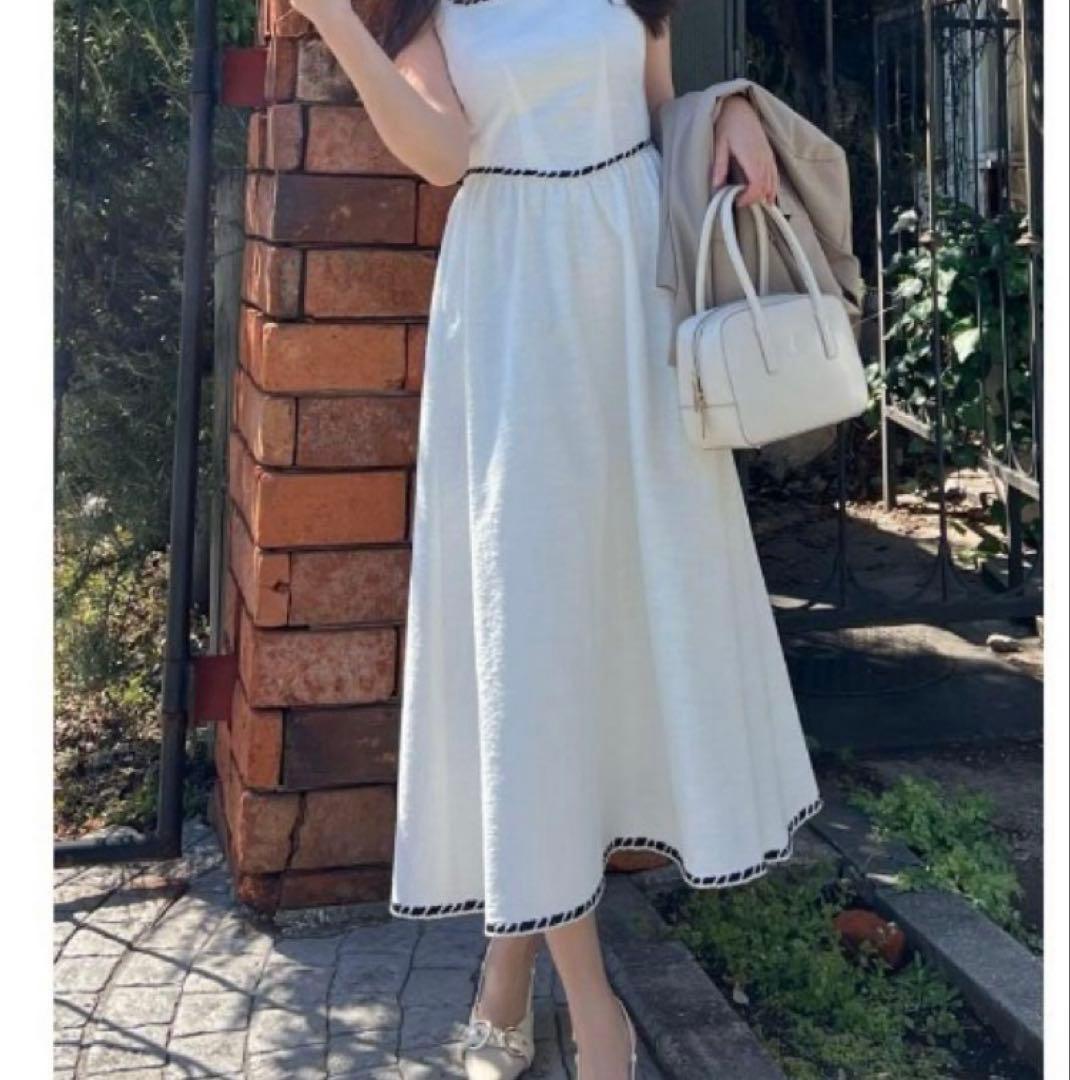 みい様ご決定済み　　Monaco Tweed Dress white / M